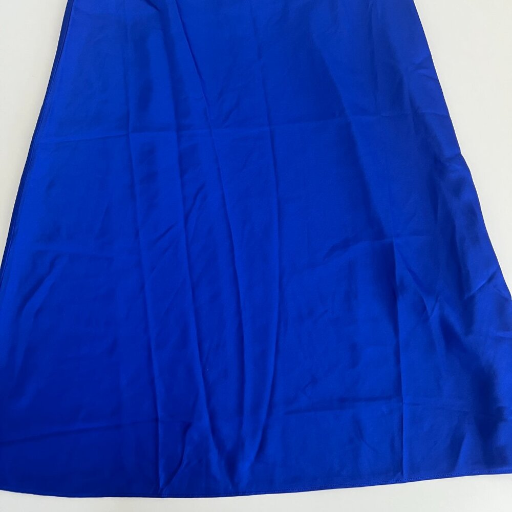NWT Gwyneth slip skirt / brilliant cove cobalt capri sapphire blue / xs - Picture 2 of 7